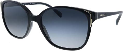 Amazon.com: Prada Conceptual PR 01OS 1AB5W1 Black Plastic 